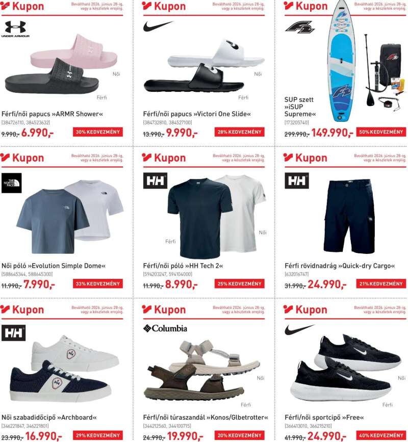 Intersport Intersport akciós újság 2 oldal