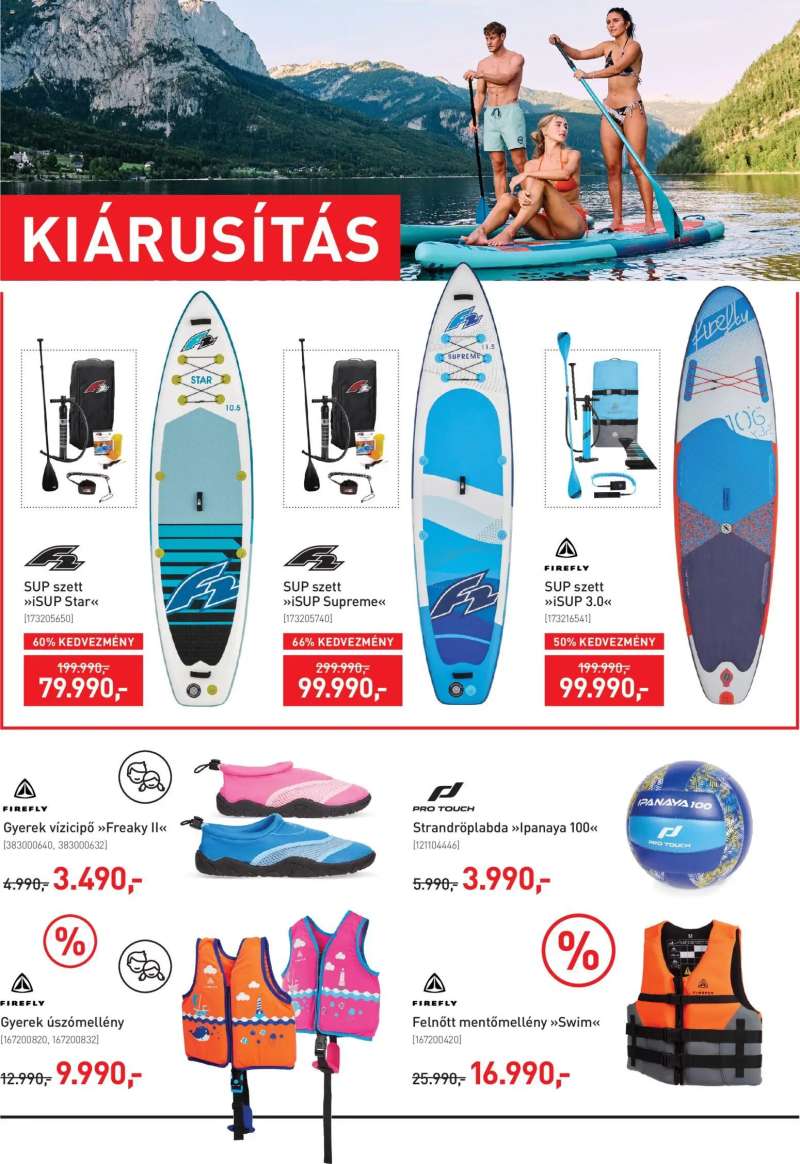 Intersport Intersport akciós újság 4 oldal