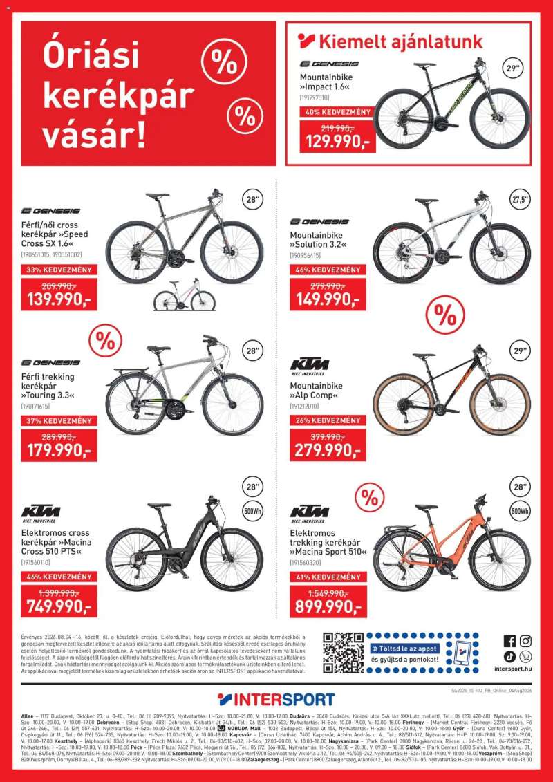 Intersport Intersport akciós újság 8 oldal