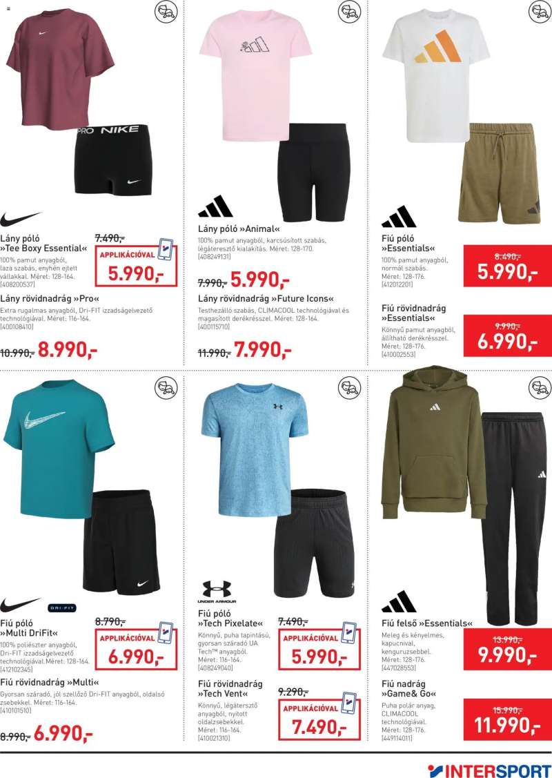 Intersport Intersport akciós újság 3 oldal