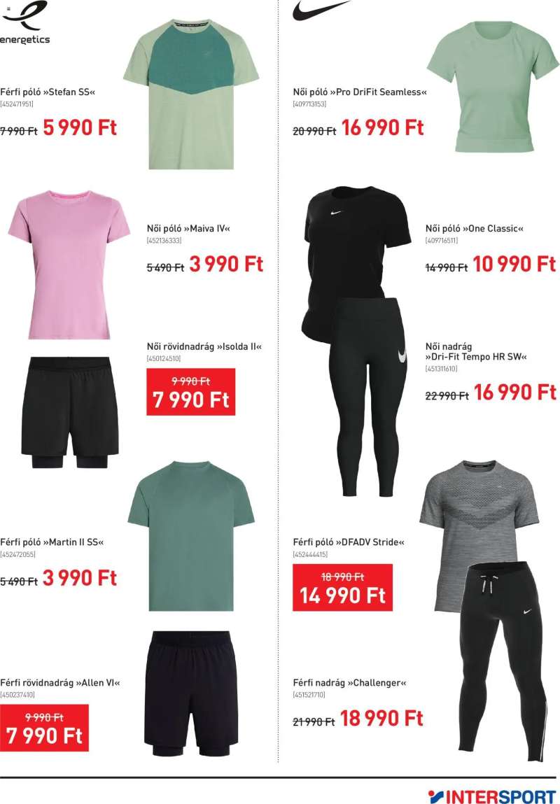 Intersport Intersport akciós újság 5 oldal