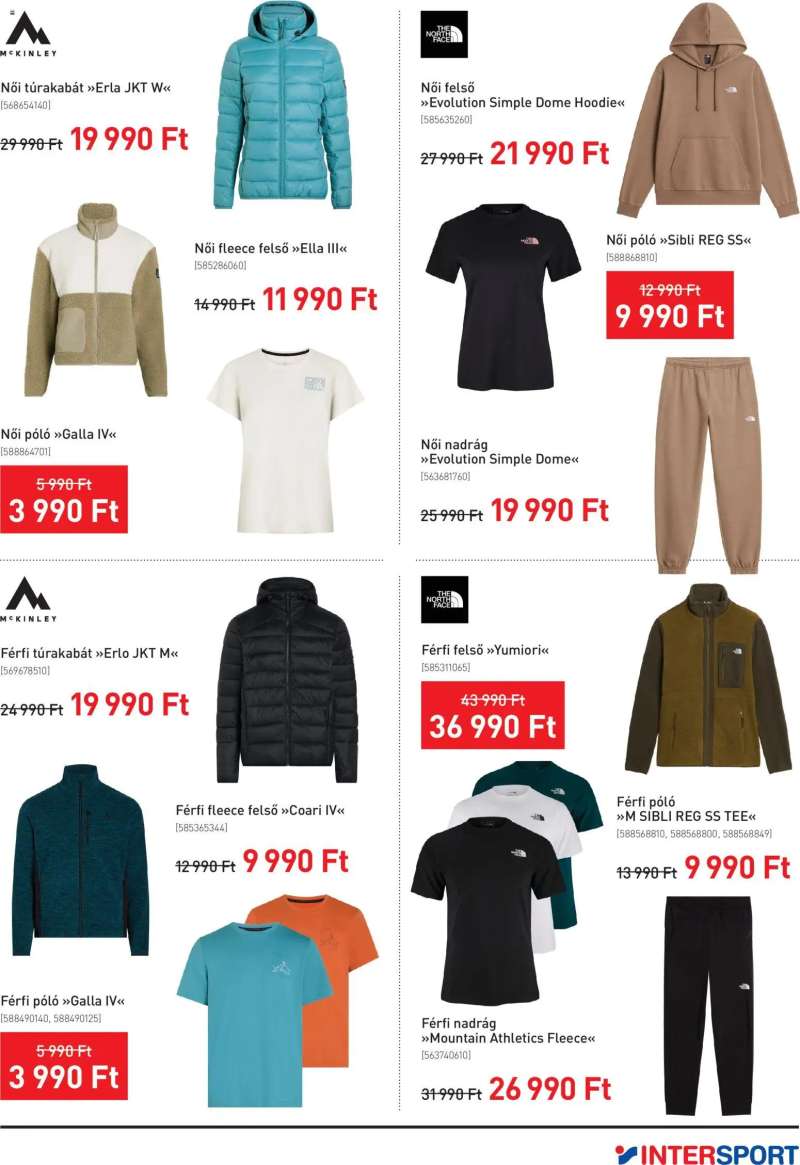 Intersport Intersport akciós újság 3 oldal