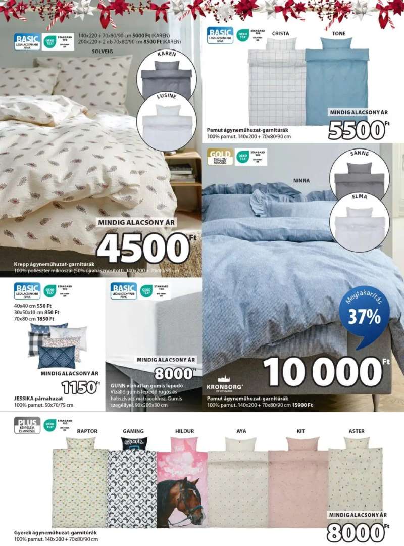 JYSK Akciós újság JYSK 10 oldal