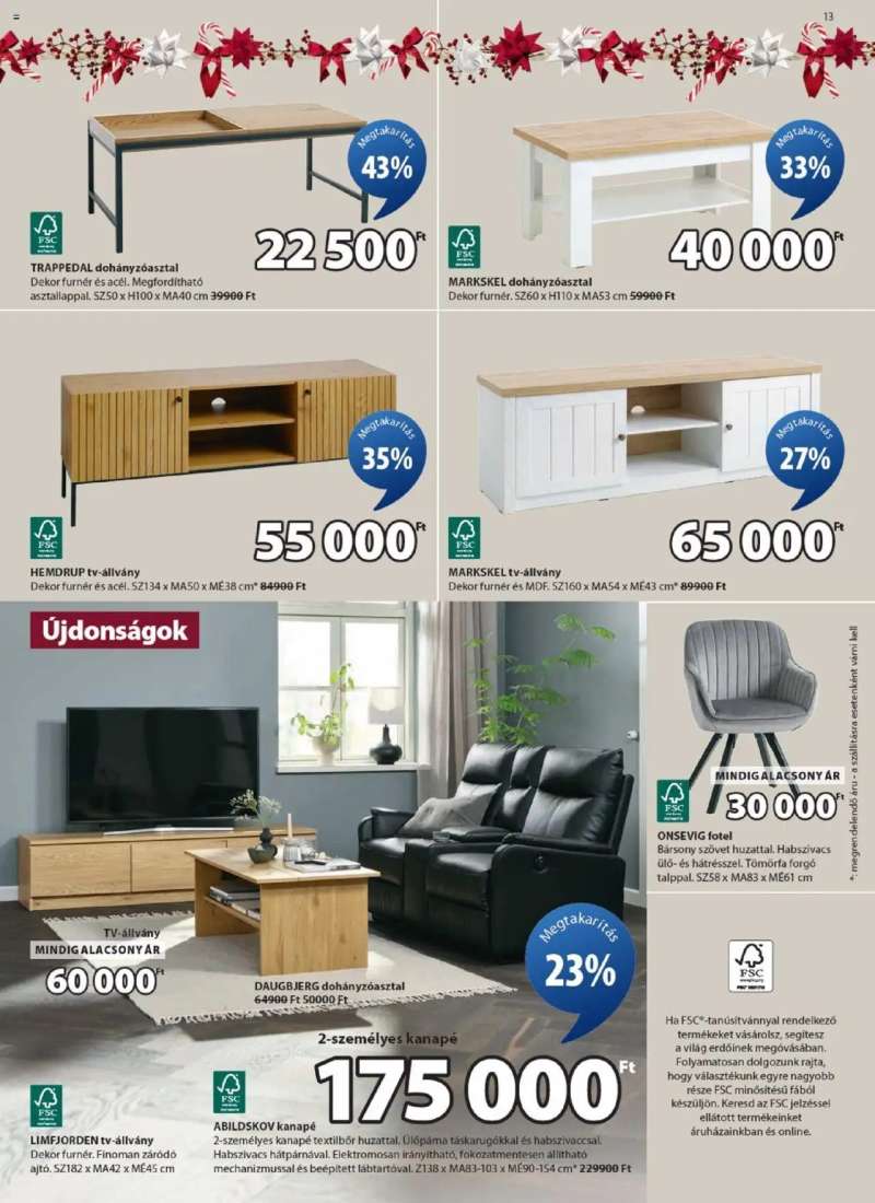 JYSK Akciós újság JYSK 13 oldal