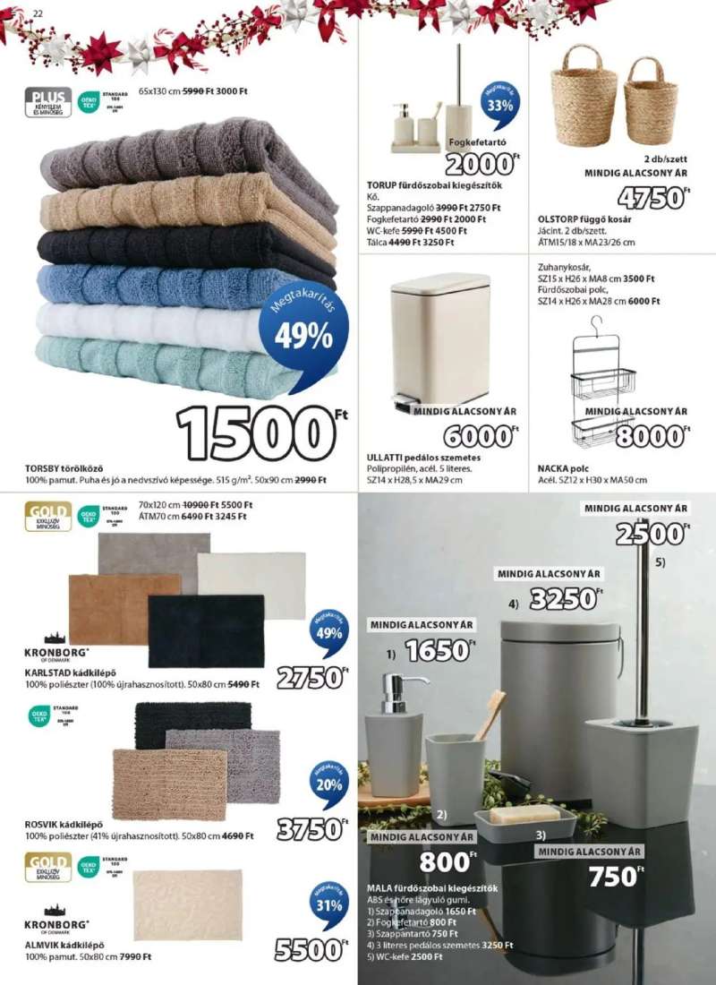 JYSK Akciós újság JYSK 22 oldal