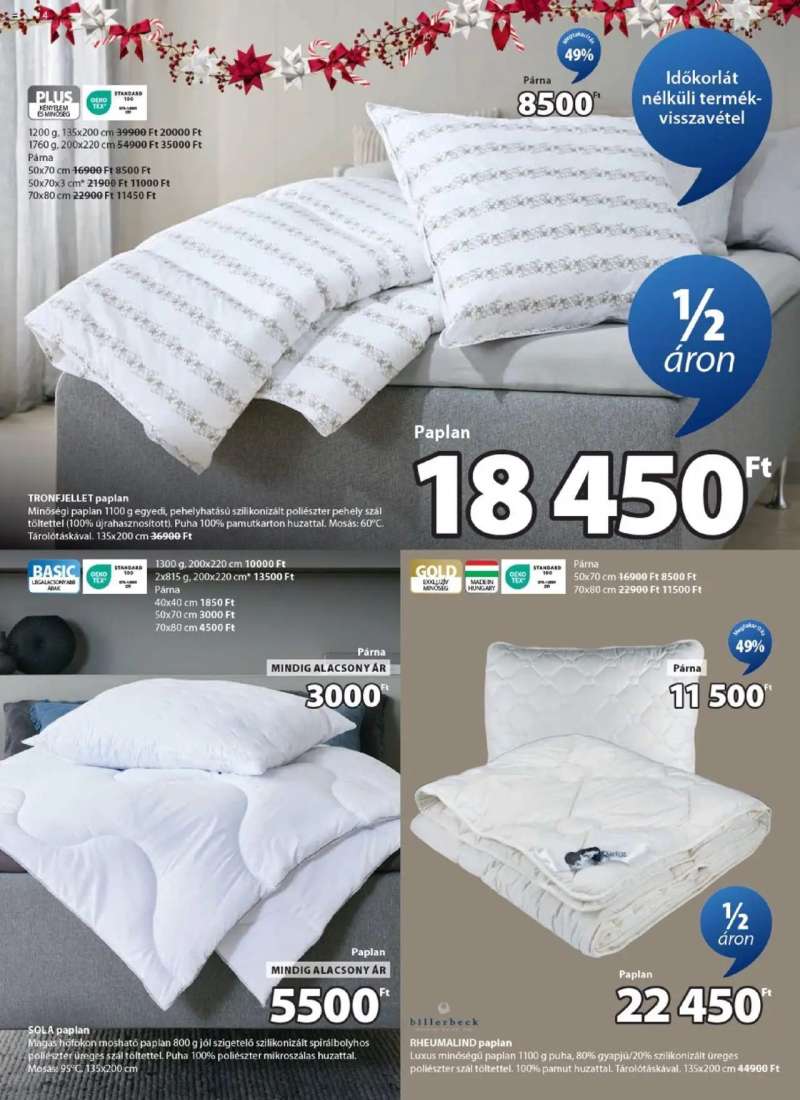 JYSK Akciós újság JYSK 4 oldal