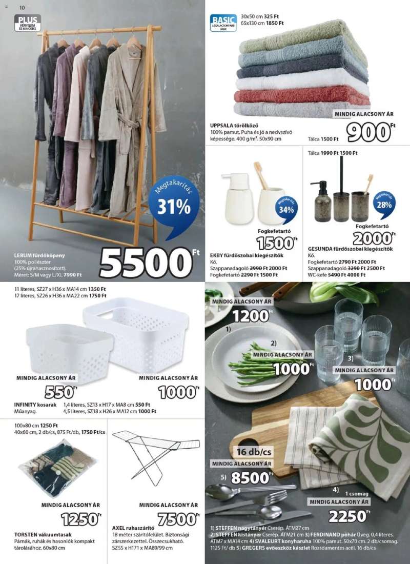 JYSK Akciós újság JYSK 10 oldal
