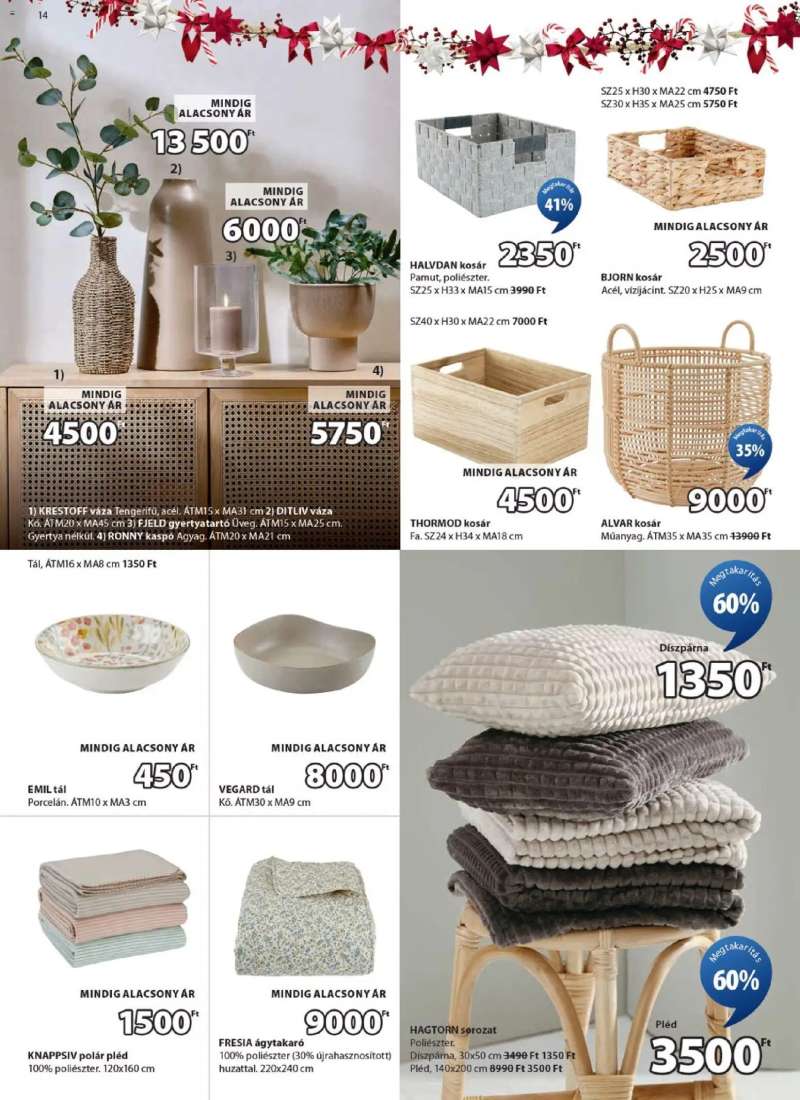 JYSK Akciós újság JYSK 14 oldal