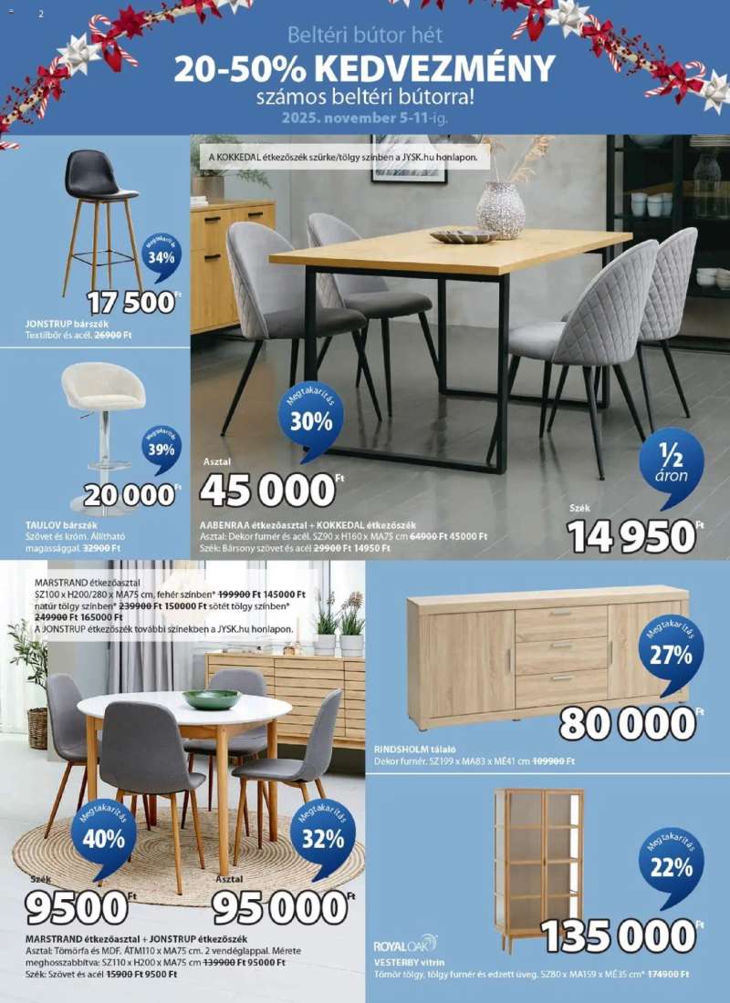 JYSK Akciós újság JYSK 2 oldal