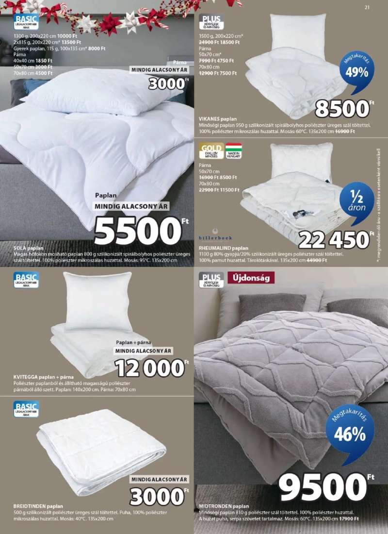 JYSK Akciós újság JYSK 21 oldal