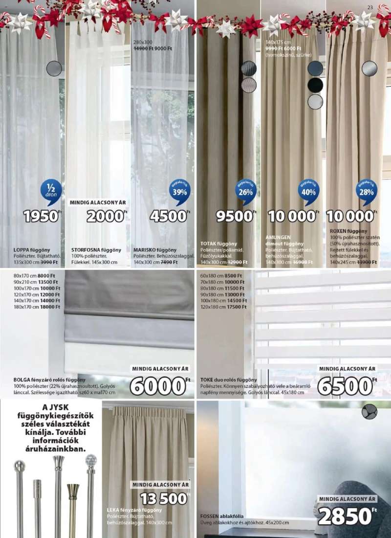 JYSK Akciós újság JYSK 23 oldal