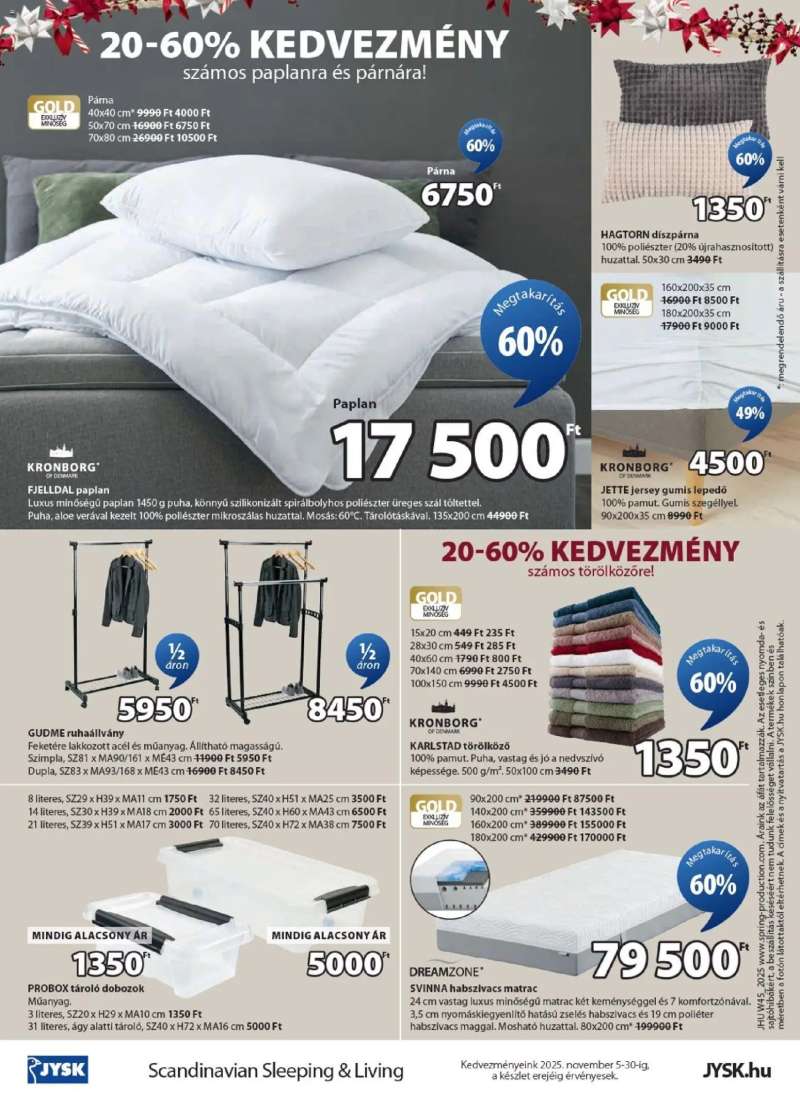 JYSK Akciós újság JYSK 24 oldal