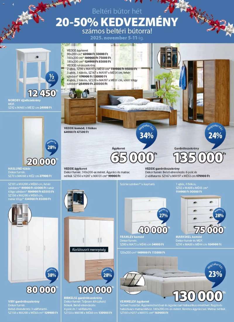 JYSK Akciós újság JYSK 4 oldal