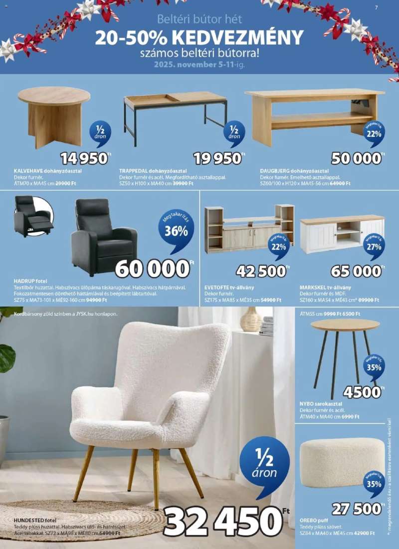 JYSK Akciós újság JYSK 7 oldal