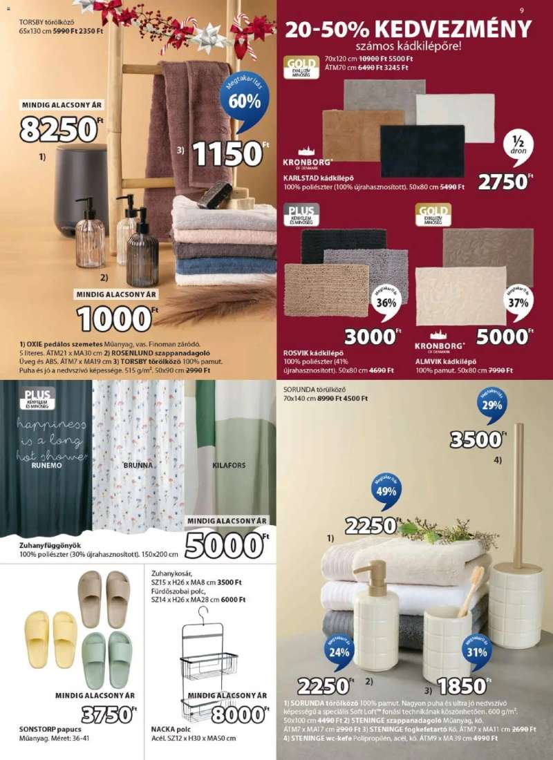 JYSK Akciós újság JYSK 9 oldal