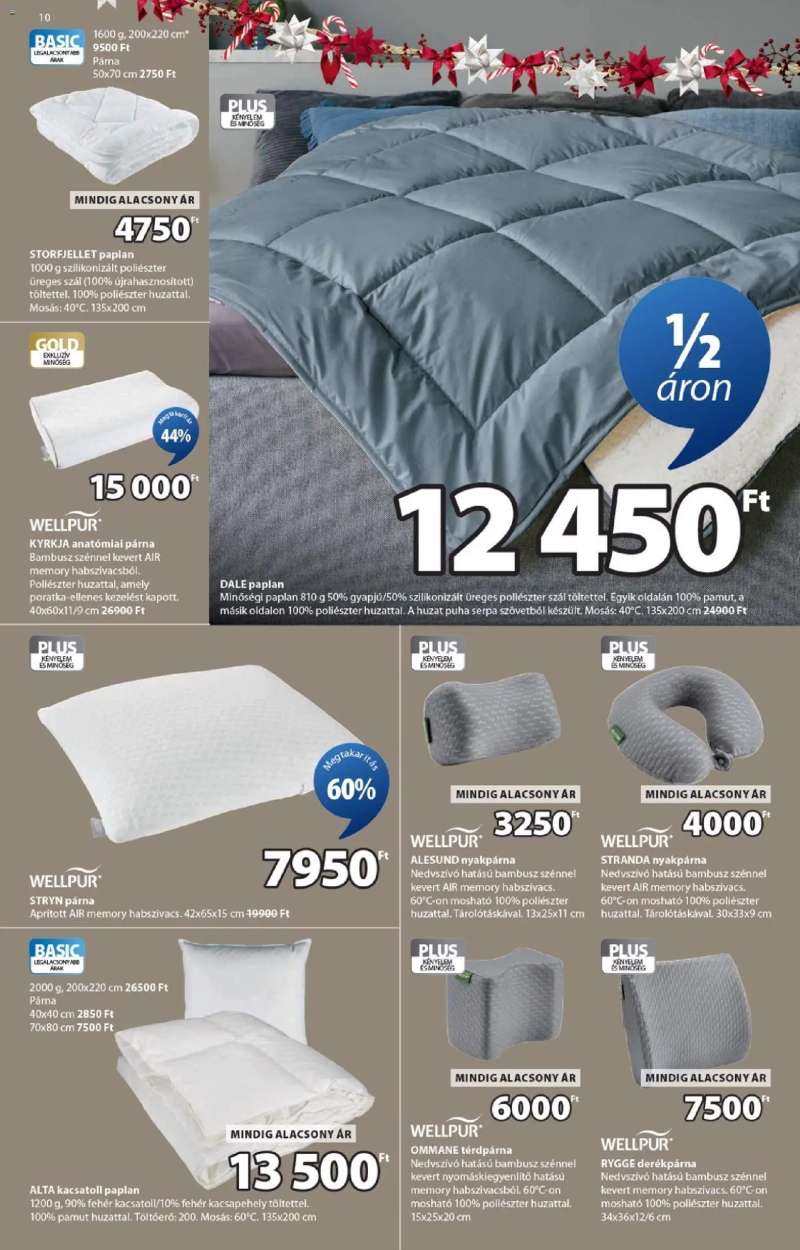 JYSK Akciós újság JYSK 10 oldal