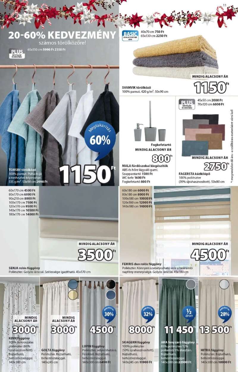 JYSK Akciós újság JYSK 11 oldal