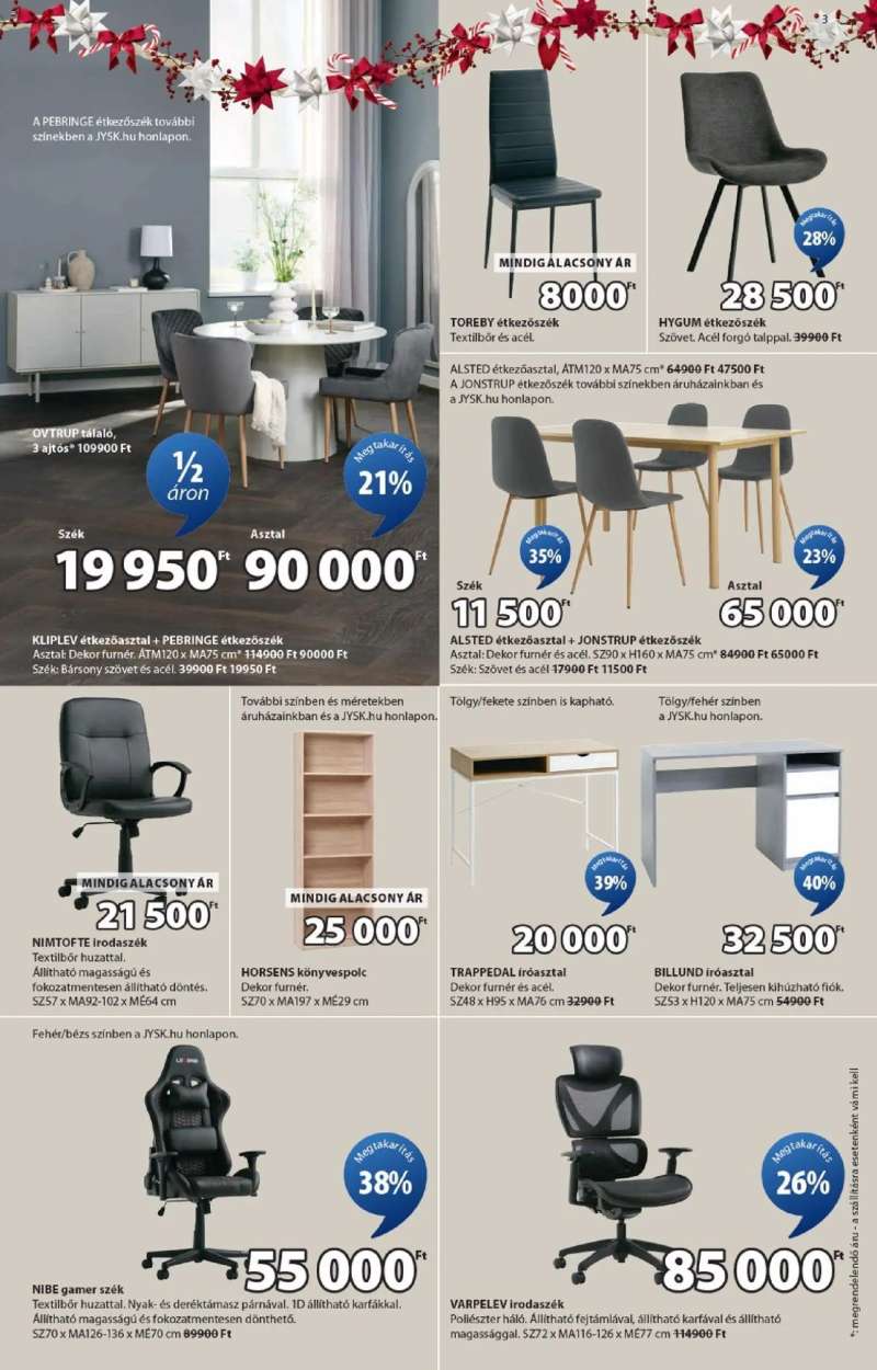 JYSK Akciós újság JYSK 3 oldal