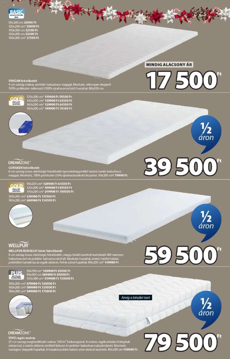 JYSK Akciós újság JYSK 8 oldal