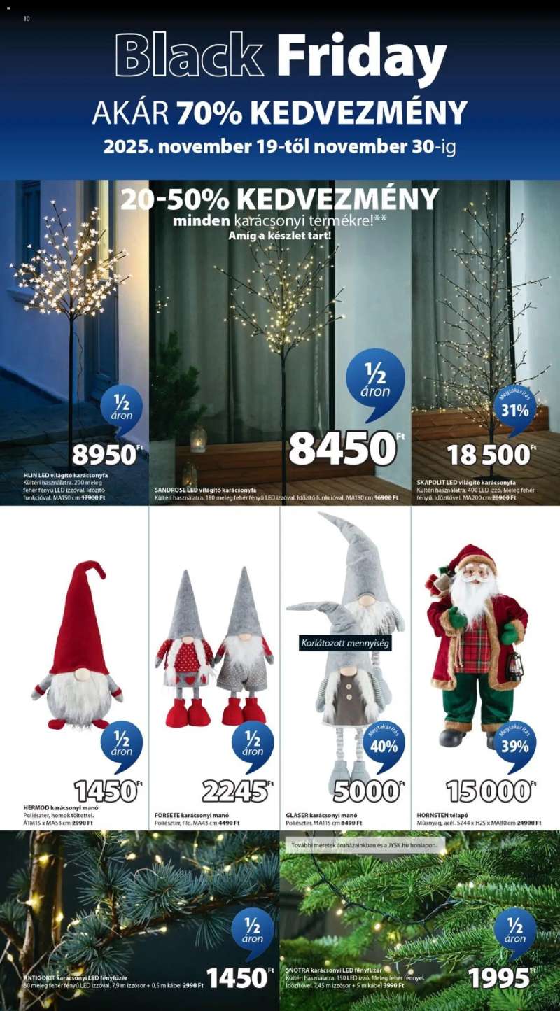JYSK Black Friday 10 oldal