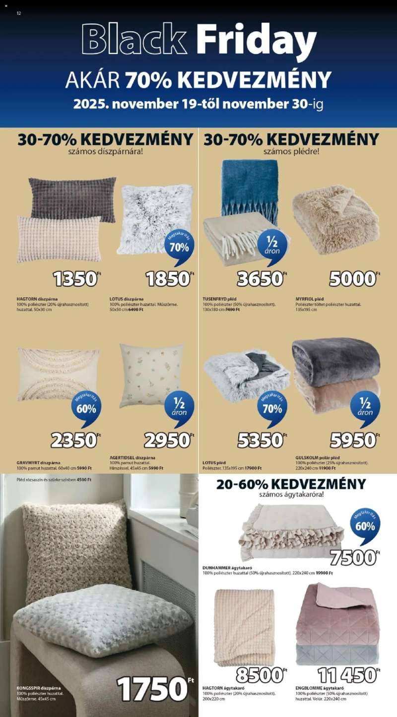 JYSK Black Friday 12 oldal