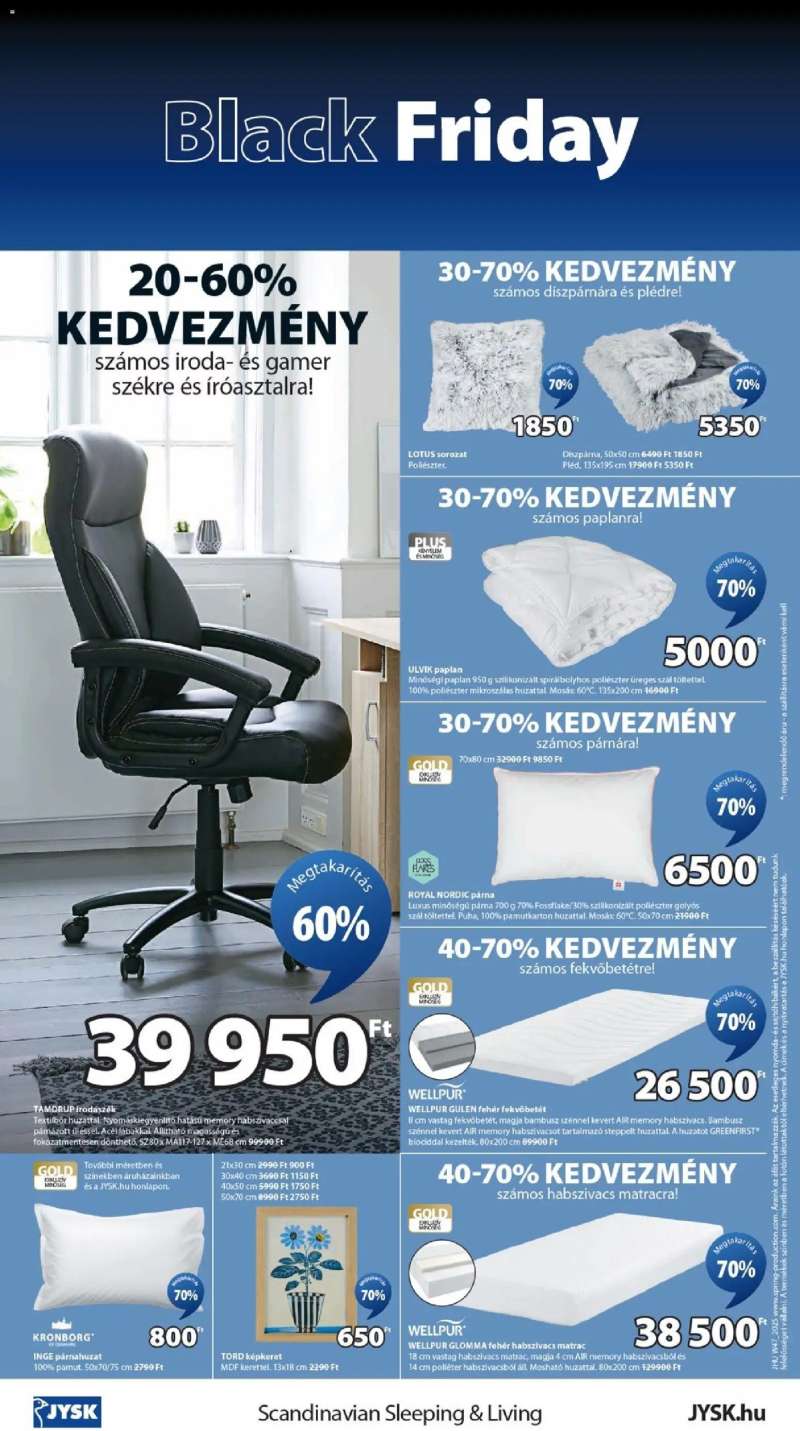 JYSK Black Friday 16 oldal