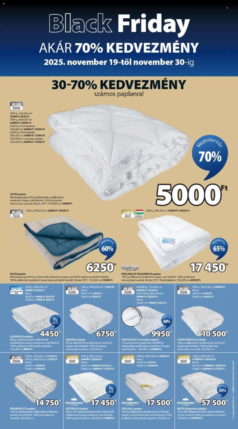 JYSK Black Friday 5 oldal