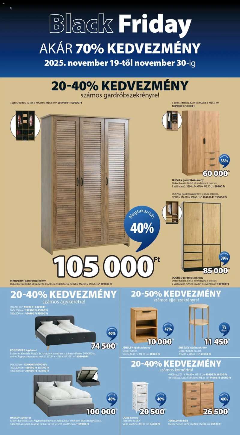 JYSK Black Friday 8 oldal