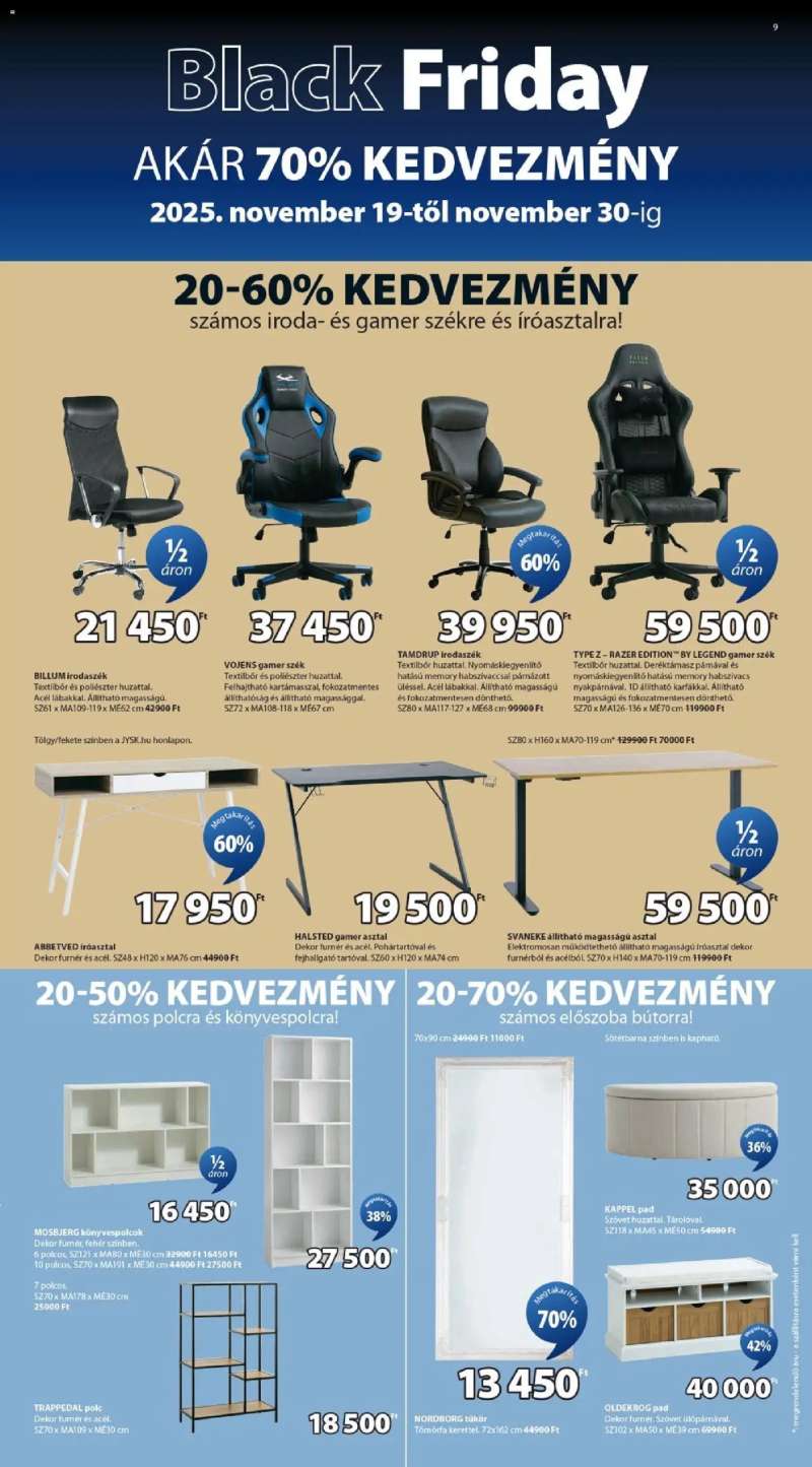 JYSK Black Friday 9 oldal