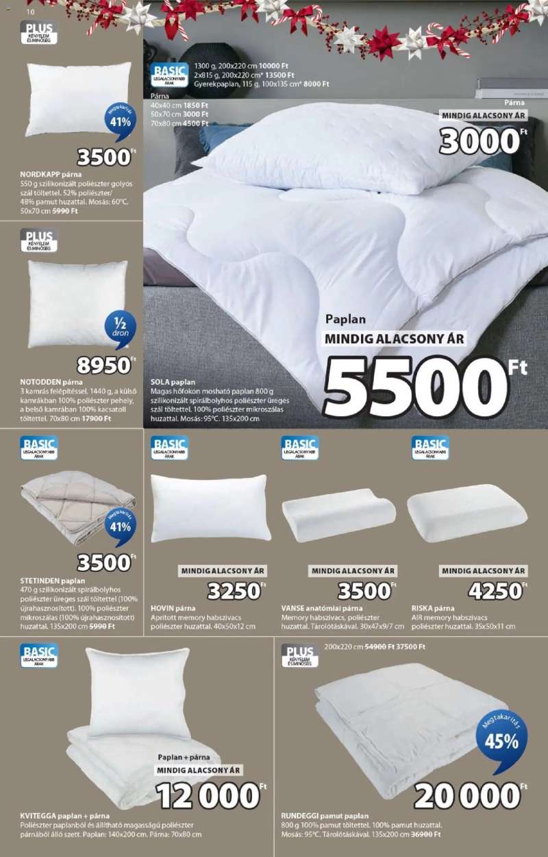 JYSK Akciós újság JYSK 10 oldal