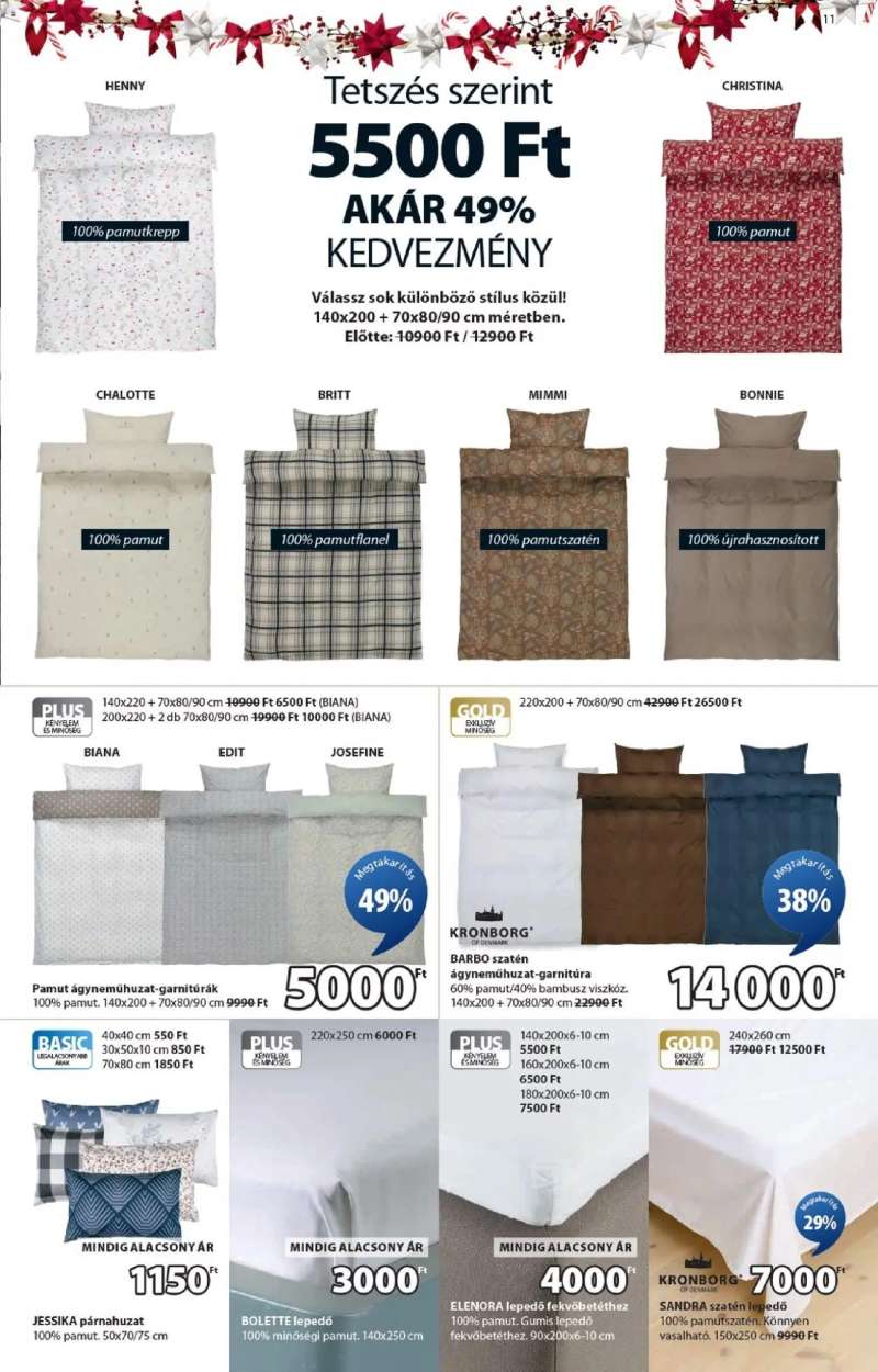 JYSK Akciós újság JYSK 11 oldal