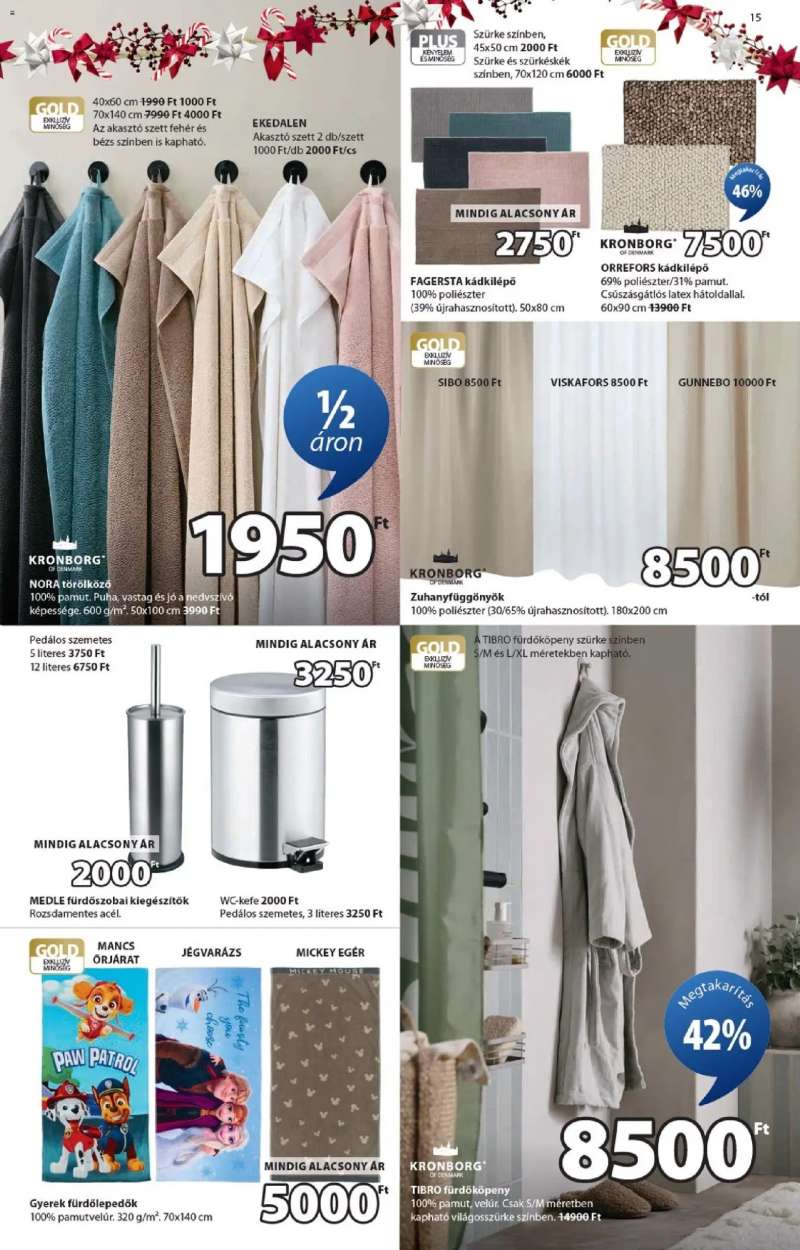 JYSK Akciós újság JYSK 15 oldal