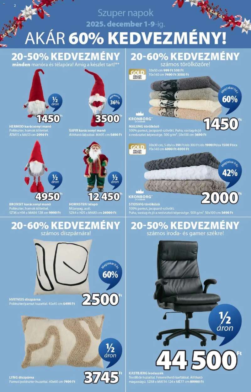 JYSK Akciós újság JYSK 2 oldal