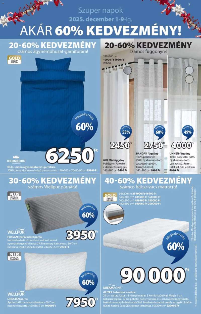 JYSK Akciós újság JYSK 3 oldal