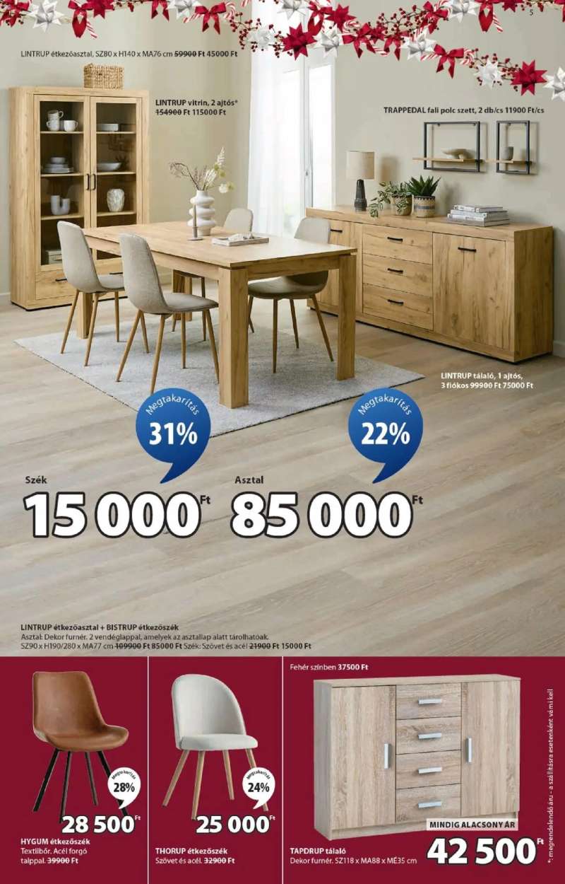 JYSK Akciós újság JYSK 5 oldal