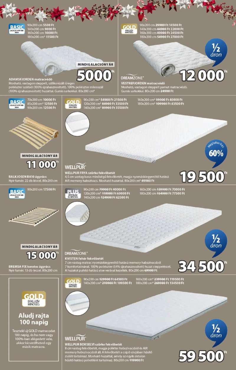 JYSK Akciós újság JYSK 8 oldal