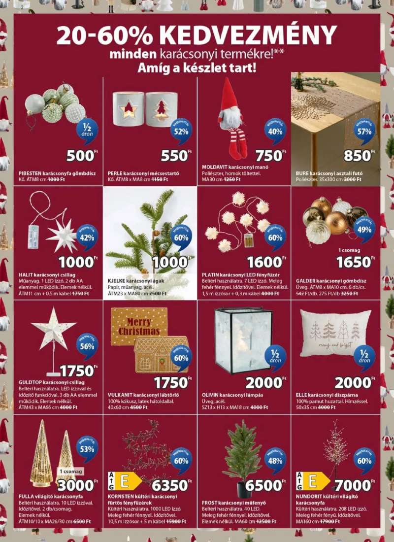 JYSK Akciós újság JYSK 2 oldal