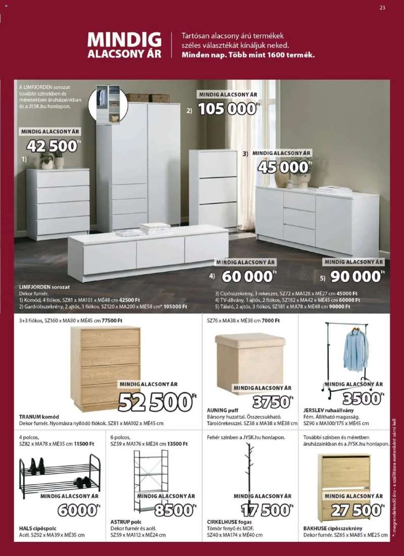JYSK Akciós újság JYSK 23 oldal