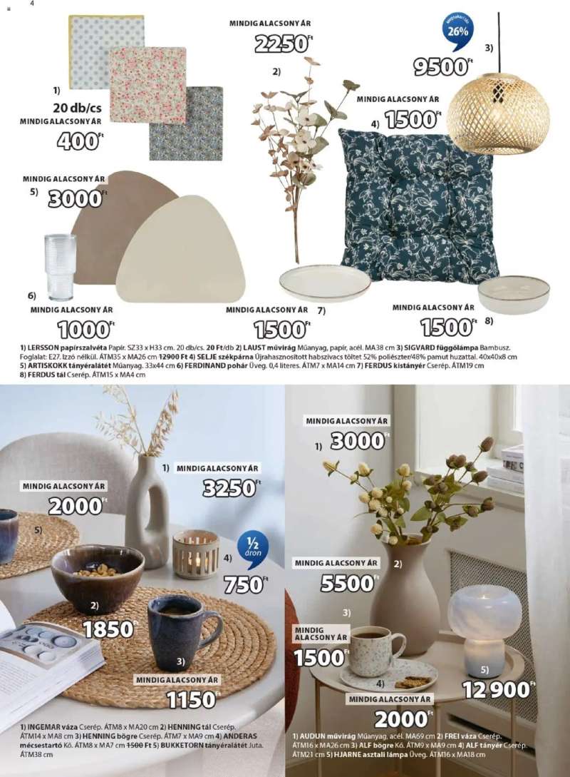 JYSK Akciós újság JYSK 4 oldal