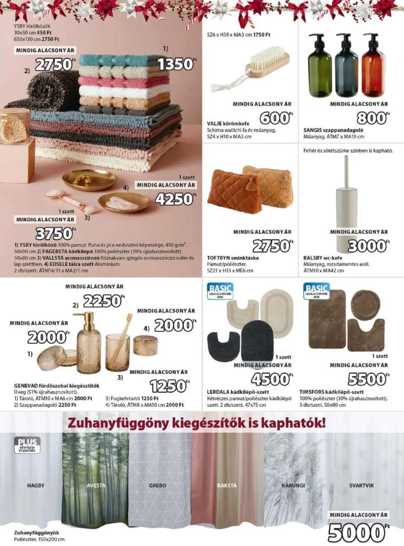 JYSK Akciós újság JYSK 8 oldal