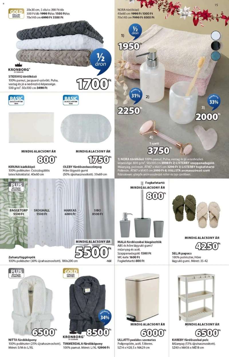 JYSK Akciós újság JYSK 15 oldal