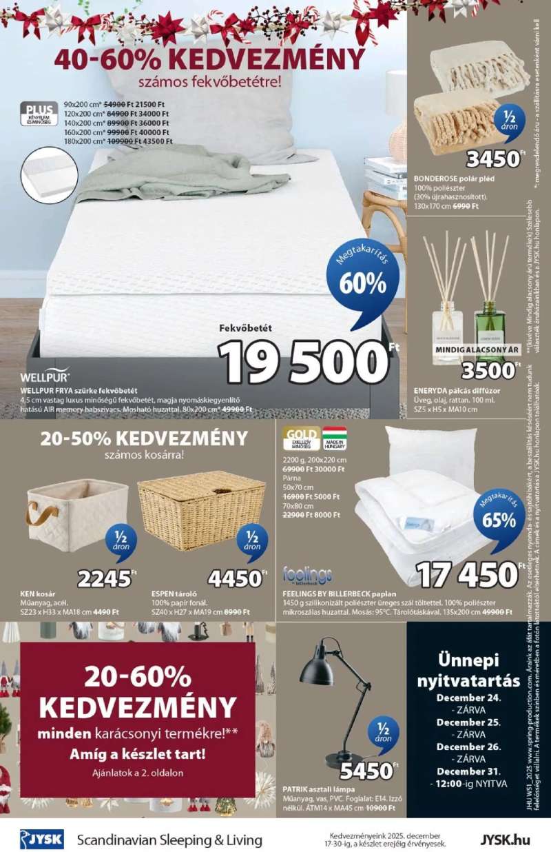 JYSK Akciós újság JYSK 16 oldal