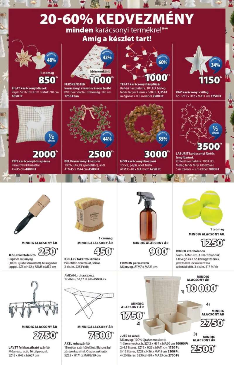 JYSK Akciós újság JYSK 2 oldal