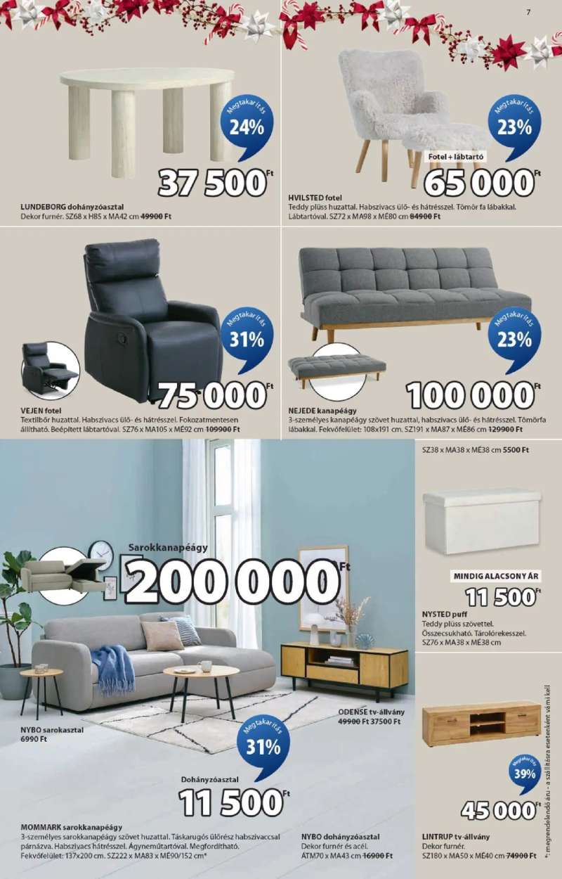 JYSK Akciós újság JYSK 7 oldal