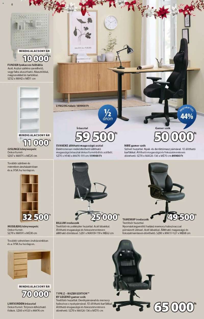 JYSK Akciós újság JYSK 8 oldal
