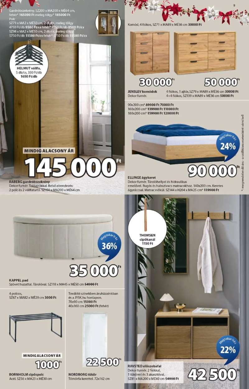 JYSK Akciós újság JYSK 9 oldal