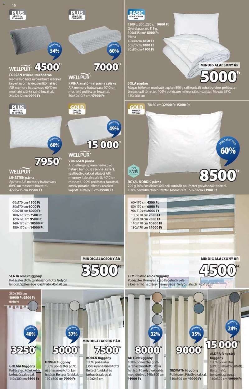 JYSK Akciós újság JYSK 10 oldal