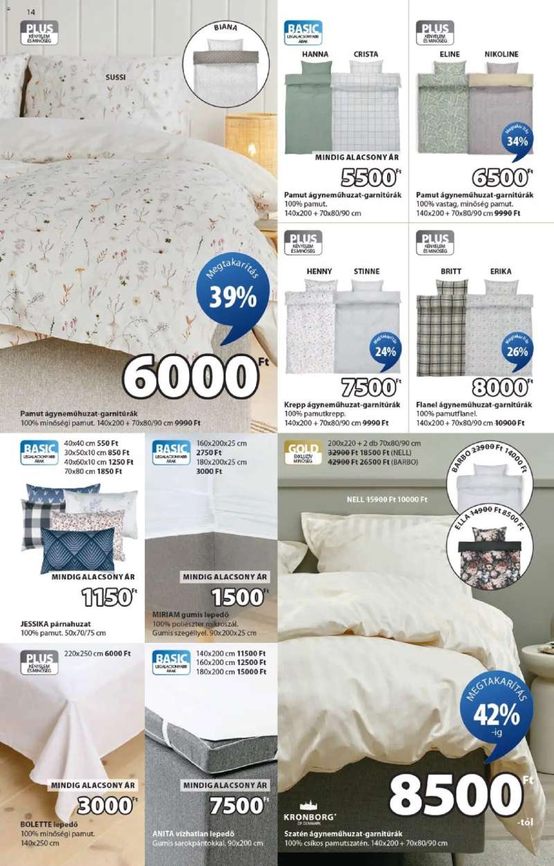 JYSK Akciós újság JYSK 14 oldal