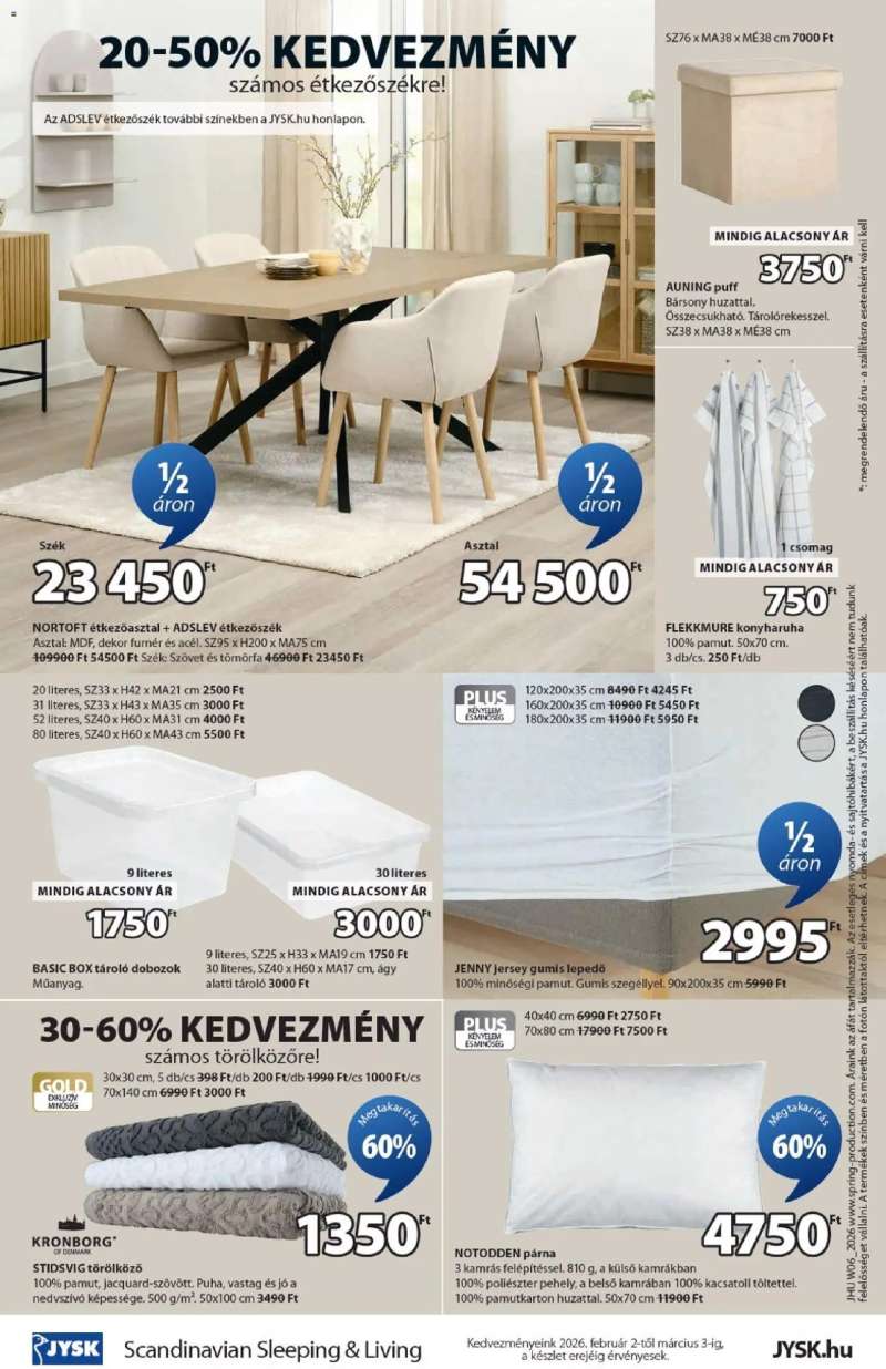 JYSK Akciós újság JYSK 16 oldal