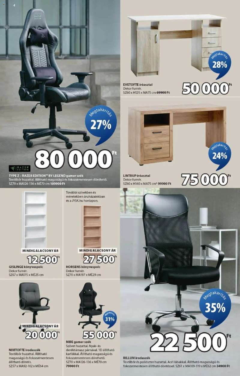 JYSK Akciós újság JYSK 4 oldal